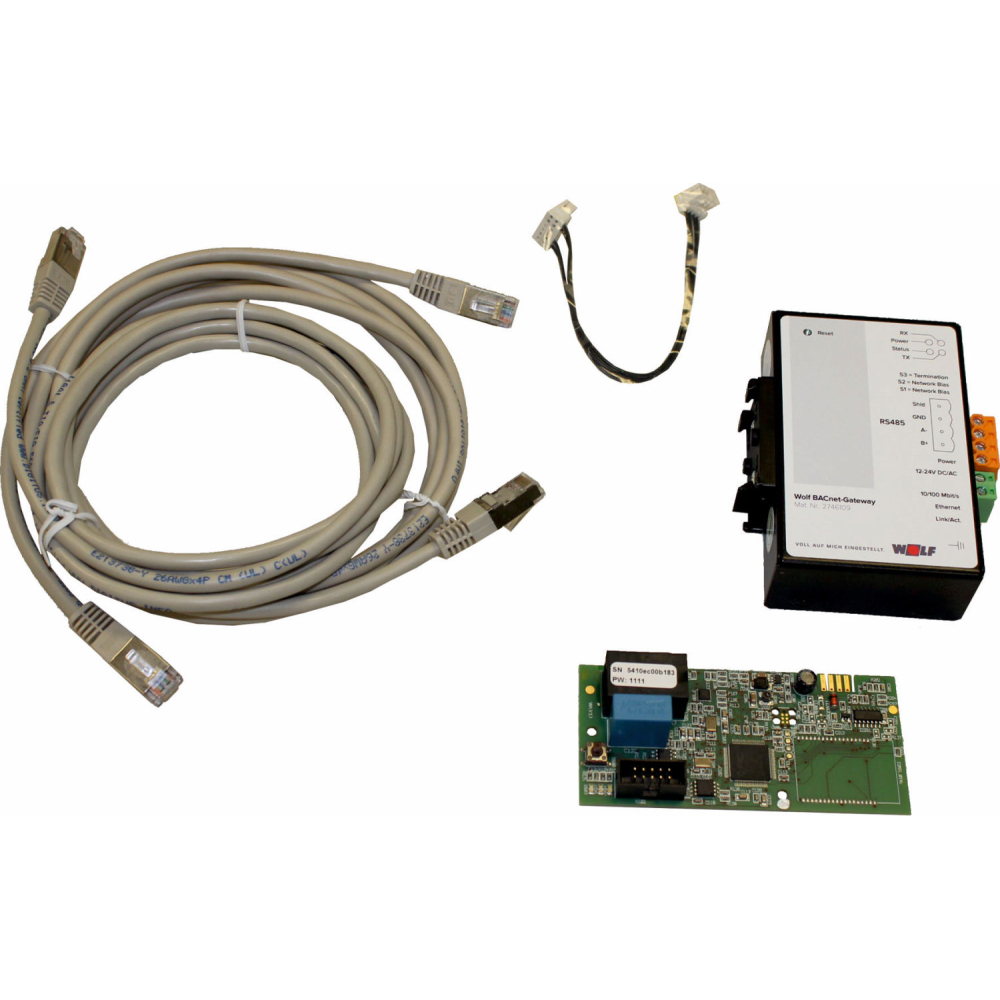 Wolf BACnet-Schnittstellen Set zur Einbindung Wolf Heizgeräte