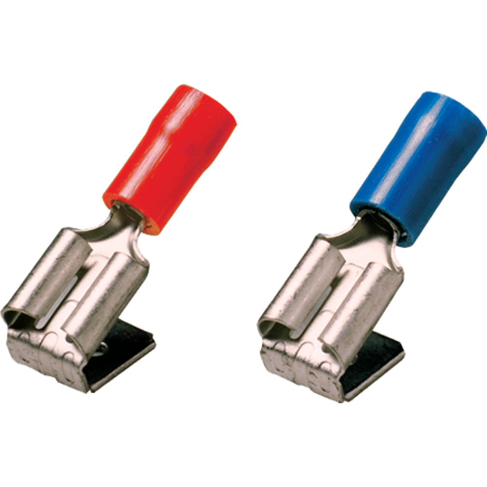 Steckverteiler 1,5-2,5mm² PVC-Iso., 6,3x0,8mm, blau