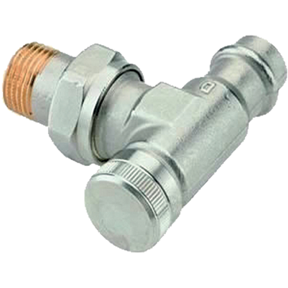 Rücklaufverschraubung RLV PRESSFIT Eckform 1/2"