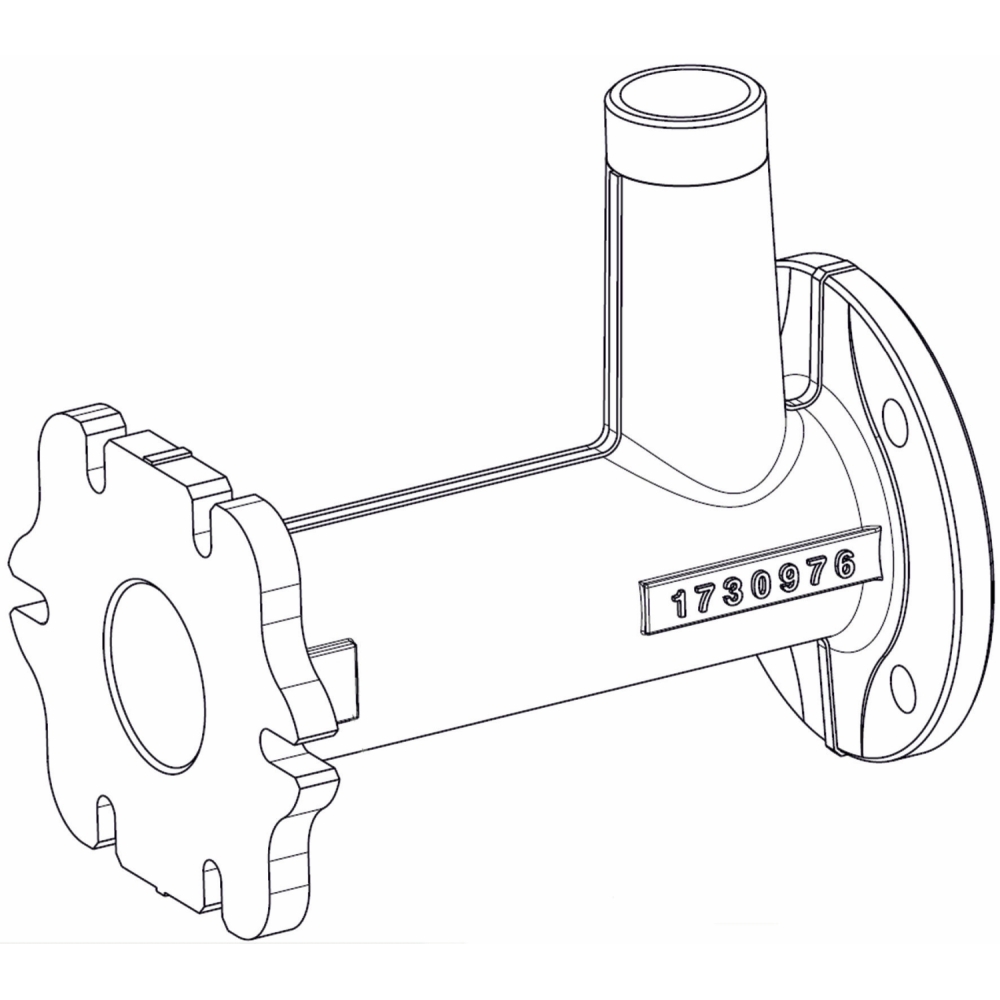 Wolf Anschlussrohr DN80 für MGK-2 390-630