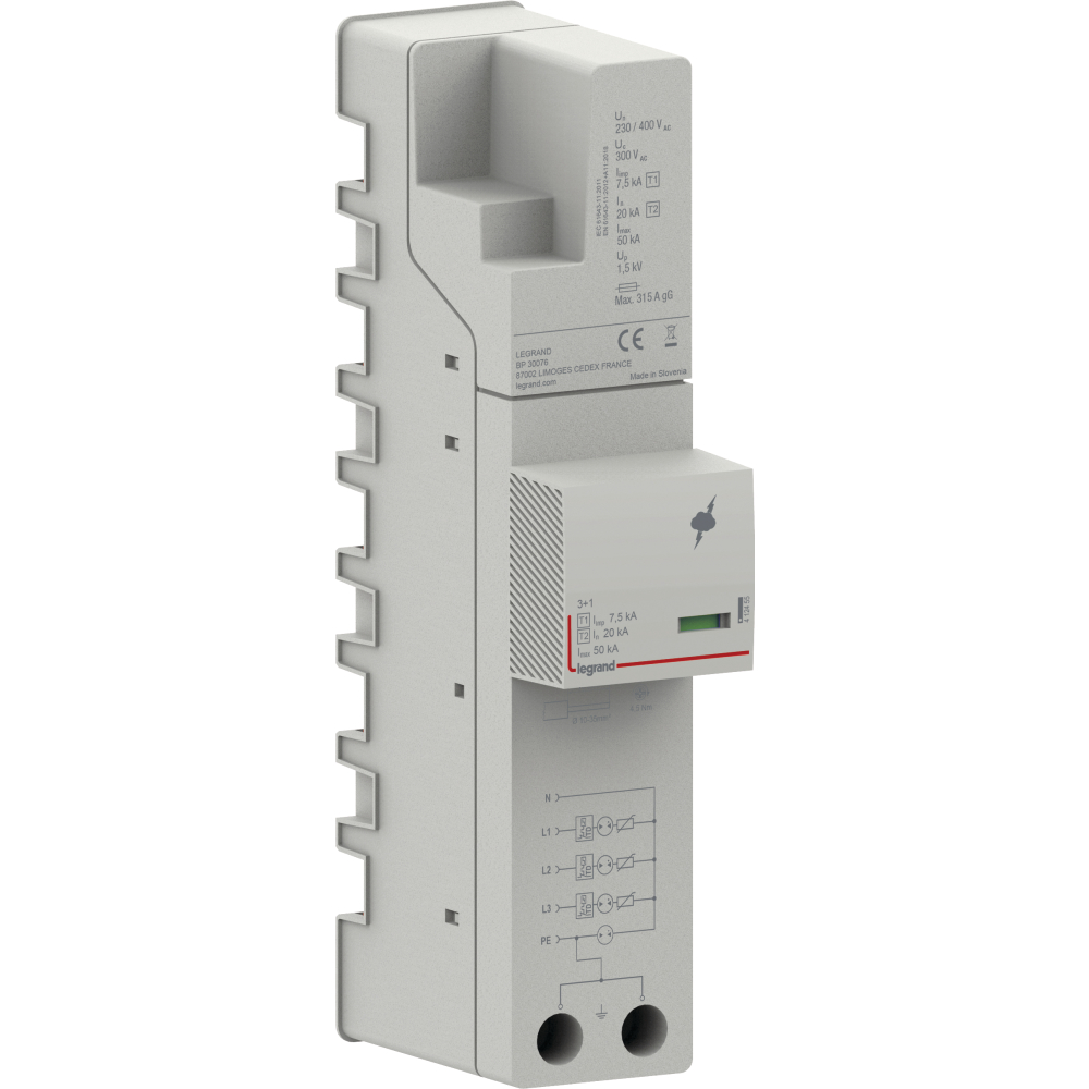 Kombiableiter Sammelschiene SPD ZPS T1 + T2 + T3