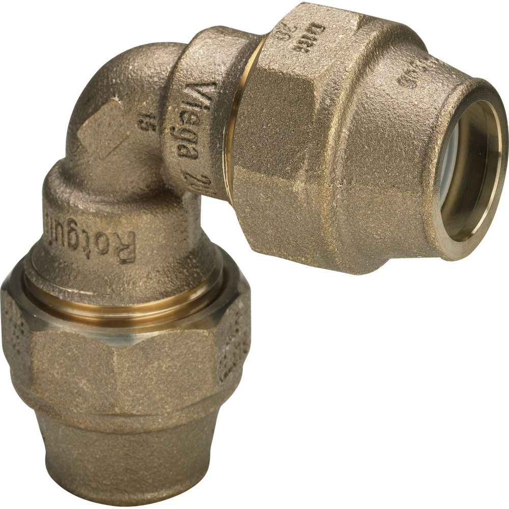 Viega Winkelkupplung Maxiplex 9027 in 25mm Rotguss