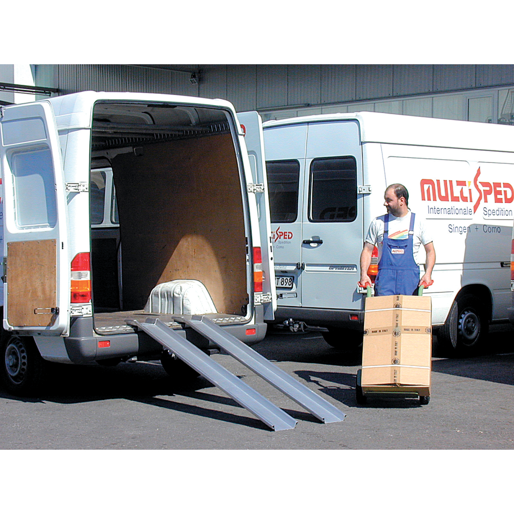 Verladeschiene Alu 175 Kp L2500xB150 mm mit Rand