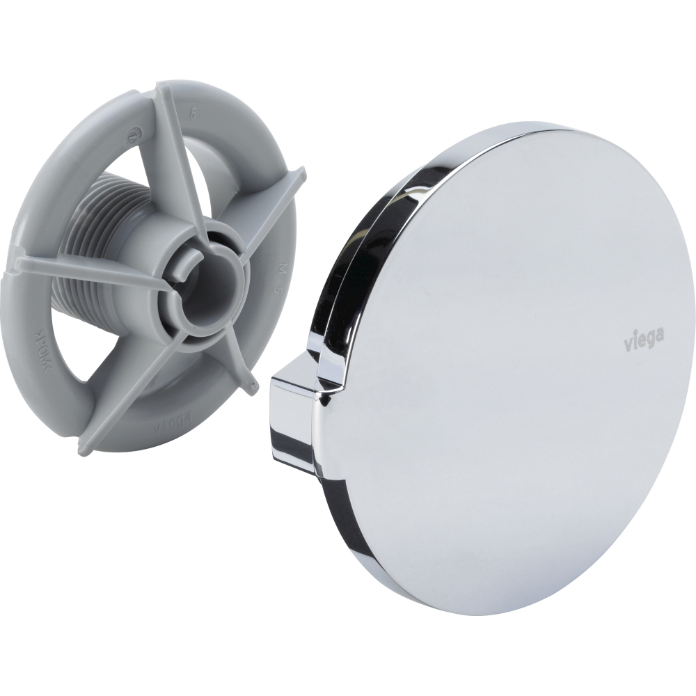 Viega Drehrosette Visign M5/R5 6162.12 in Kunststoff verchromt