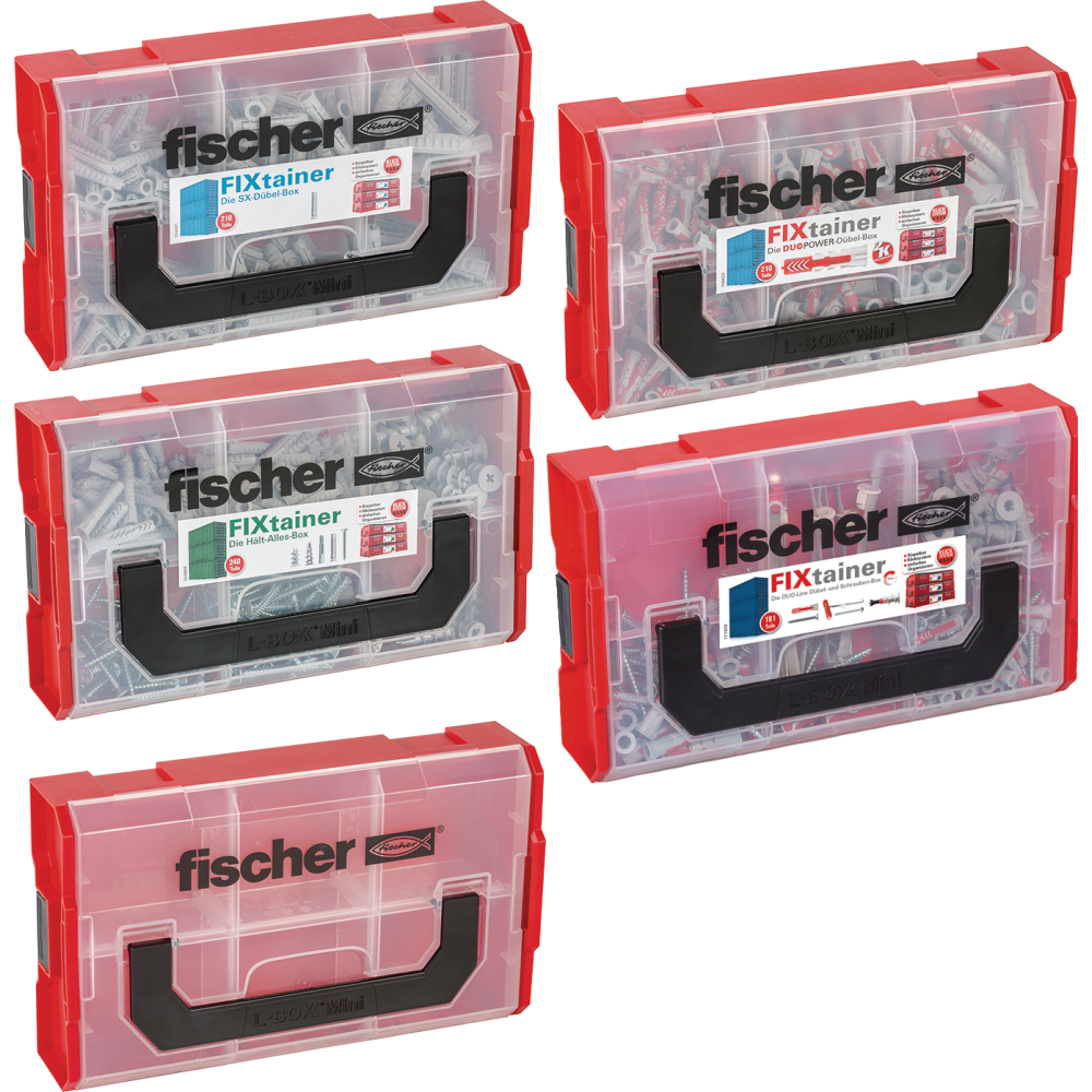 fischer FIXtainer DUOPOWER-Dübel-Box 210-tlg.