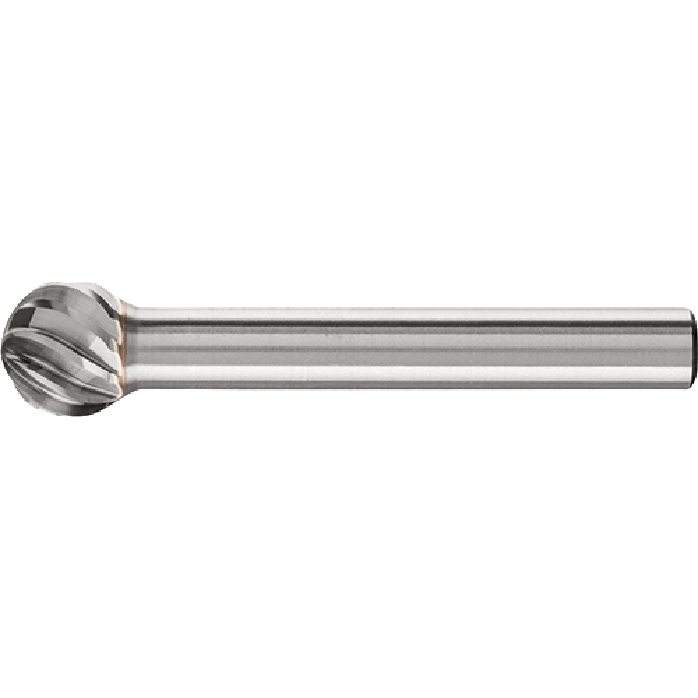 HM-Frässtift 6 mm-Schaft, Kugelform KUD