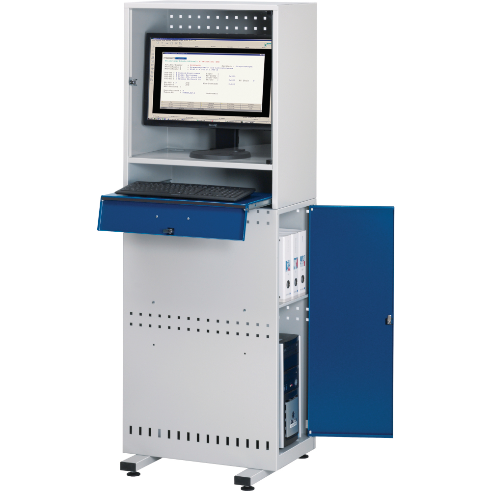 Computer-Station SlimLine Modell 1, 650x350x1650