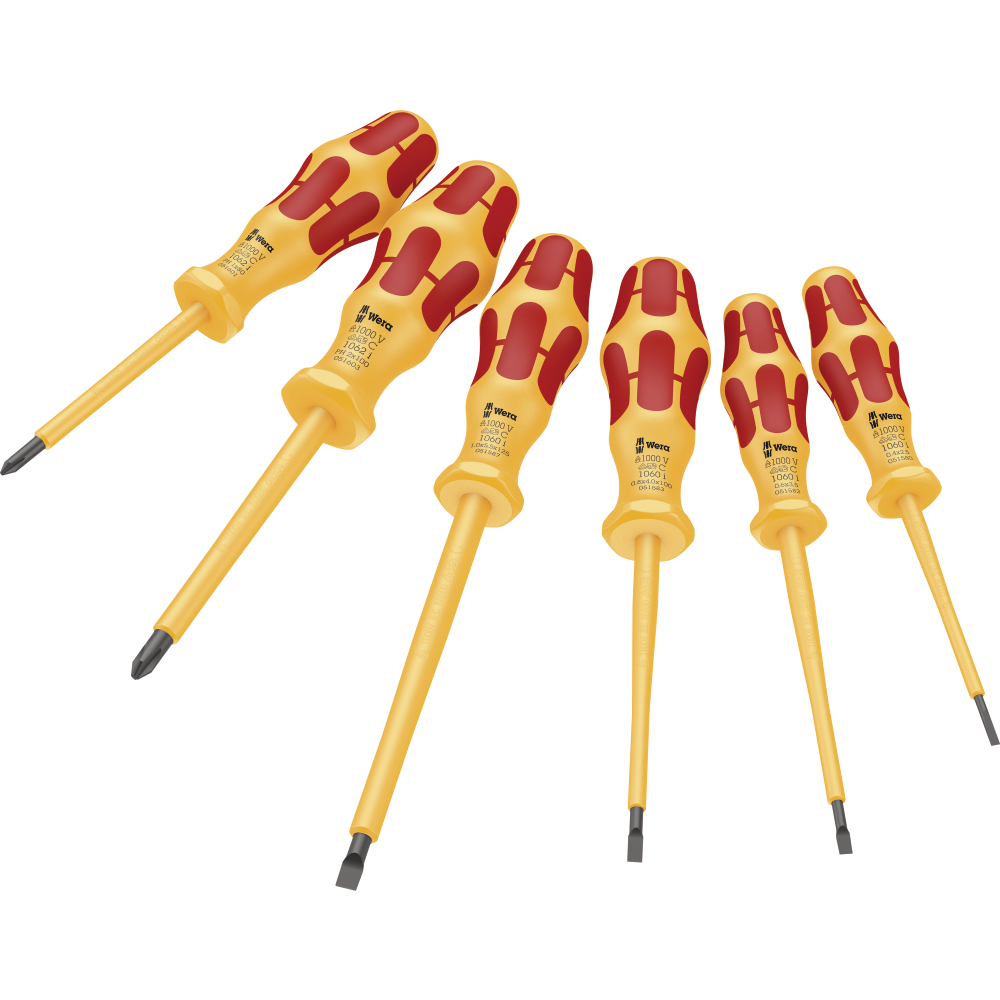 Schraubendrehersatz Kraftform VDE 6-teilig