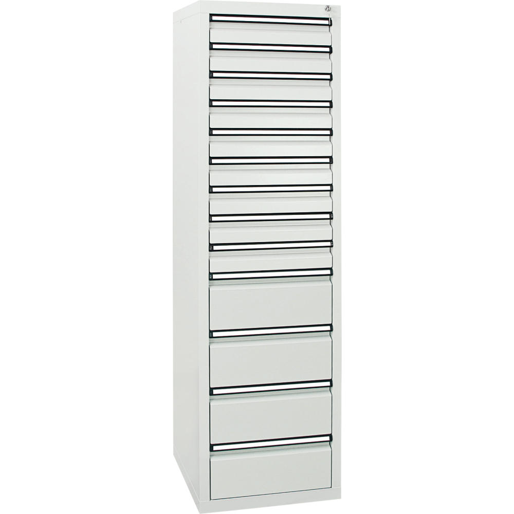 Schubladenschrank 13 SLR 1800x500x500mm 7035/5010