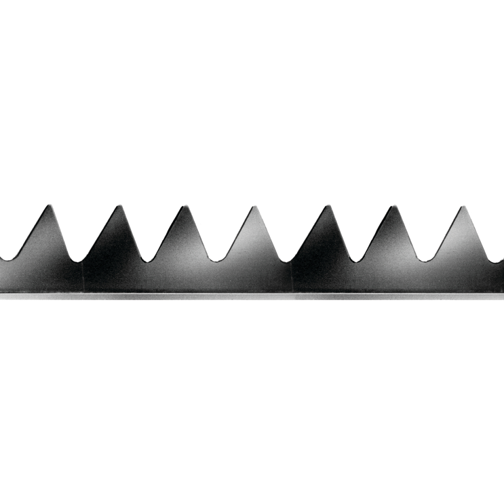 Zackenleiste 2m blank zum Aufschweißen 45x3mm