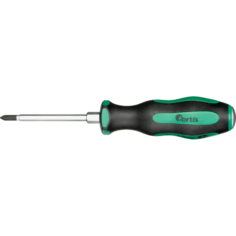 FORTIS Schraubendreher 6-kant PH2x100mm Schlagkappe