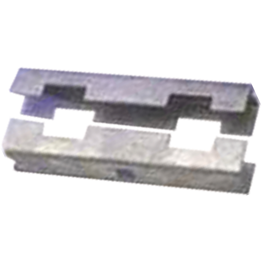 Mattenverbinder U-Form 2-tlg. grün RAL 6005