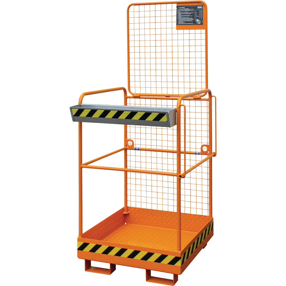 Sicherheitskorb lackiert orange RAL 2000