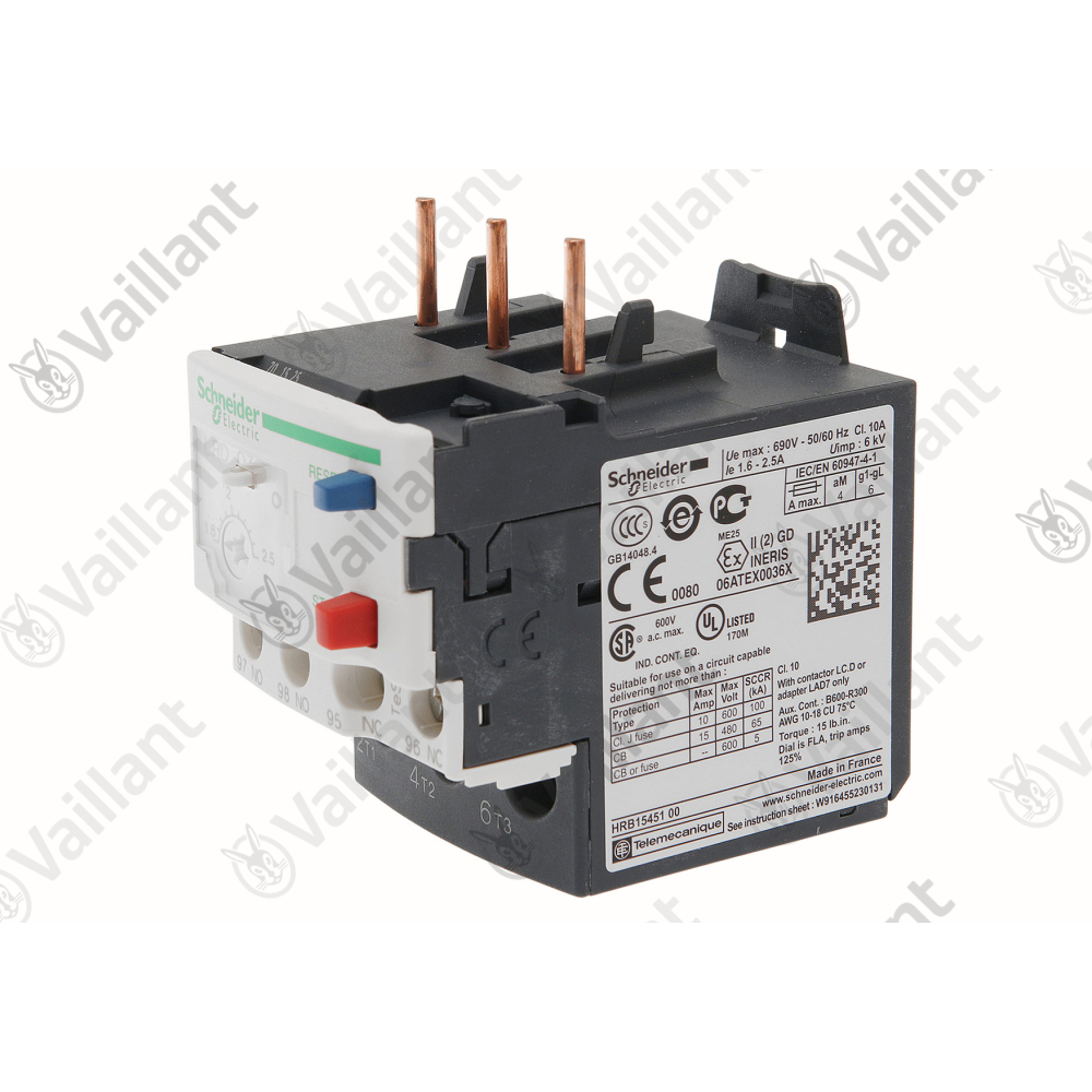 Vaillant Schutzschalter, Motorschutz LRD07 Vaillant-Nr. 0020150182