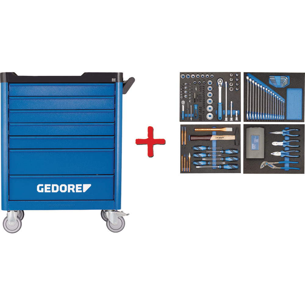 Werkzeugwagen workster smartline+Werkzeugsortim.