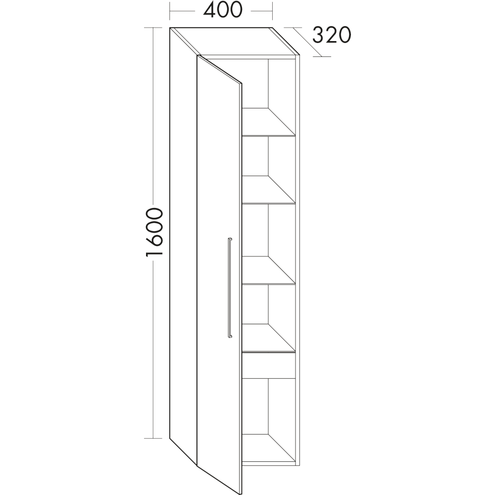 Hochschrank FORMAT Design HSDJ