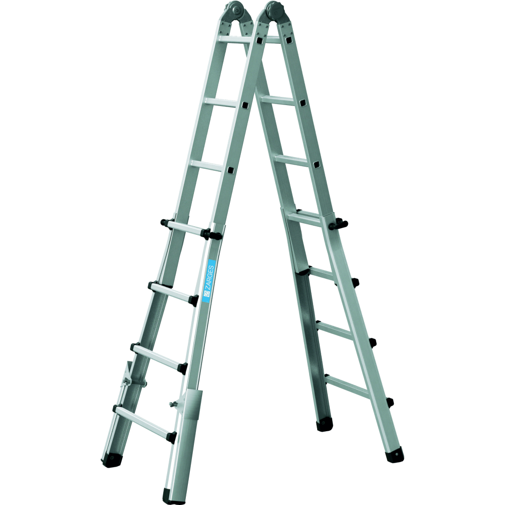 Teleskopleiter Variotec V 4-teilig, 4 x 6 Sprossen
