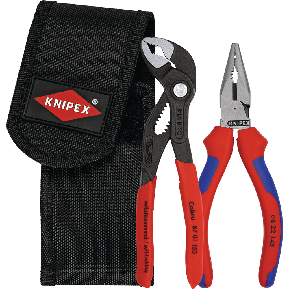 KNIPEX Mini-Zangen-Satz 2tlg. in Gürteltasche