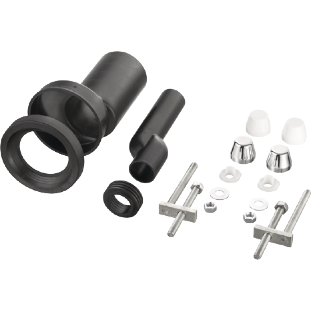 FORMAT Tec PE-WC-Etagen-Anschlussgarn. DN 110/110, etag. um 25mm, Abdeckset we