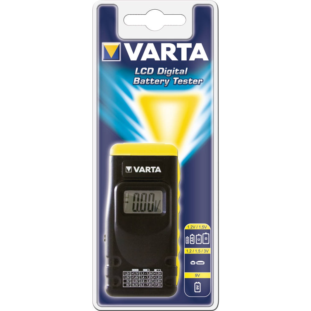 Batterie-Tester LCD Digital Varta