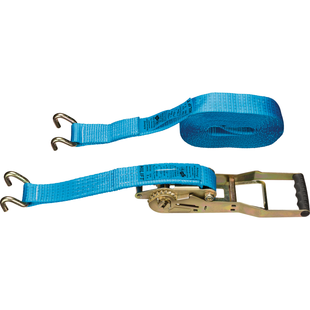 Langhebel-Zurrgurt 50mm 6m 5T U-Haken