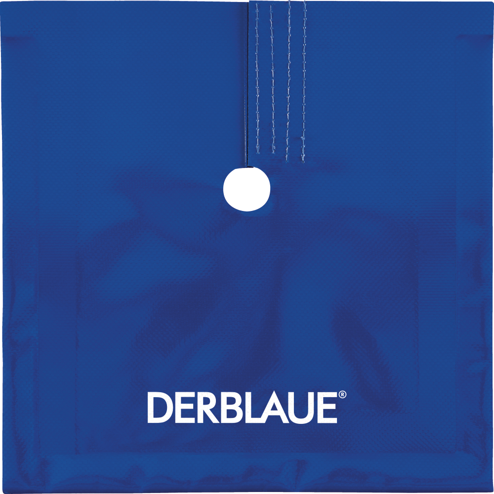 DER BLAUE Einfach-Rosette 22mm