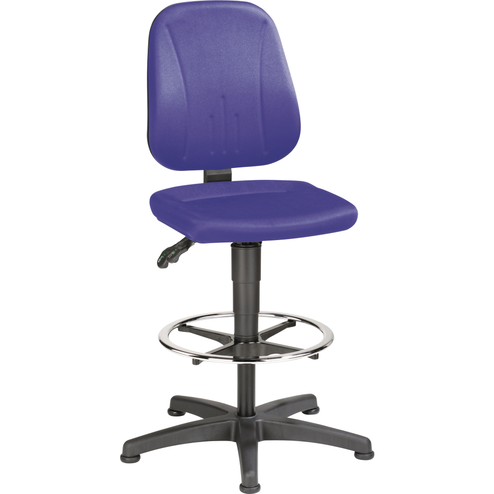 Stuhl Unitec 3 Stoff blau 9651-CI02