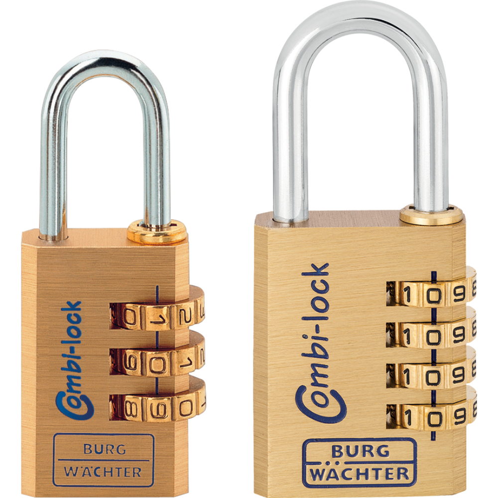 Messing-Vorhangschloss Combi Lock