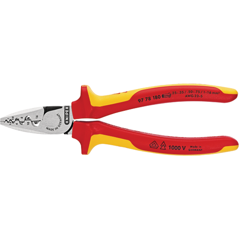 Aderendhülsenzange VDE Knipex 180mm
