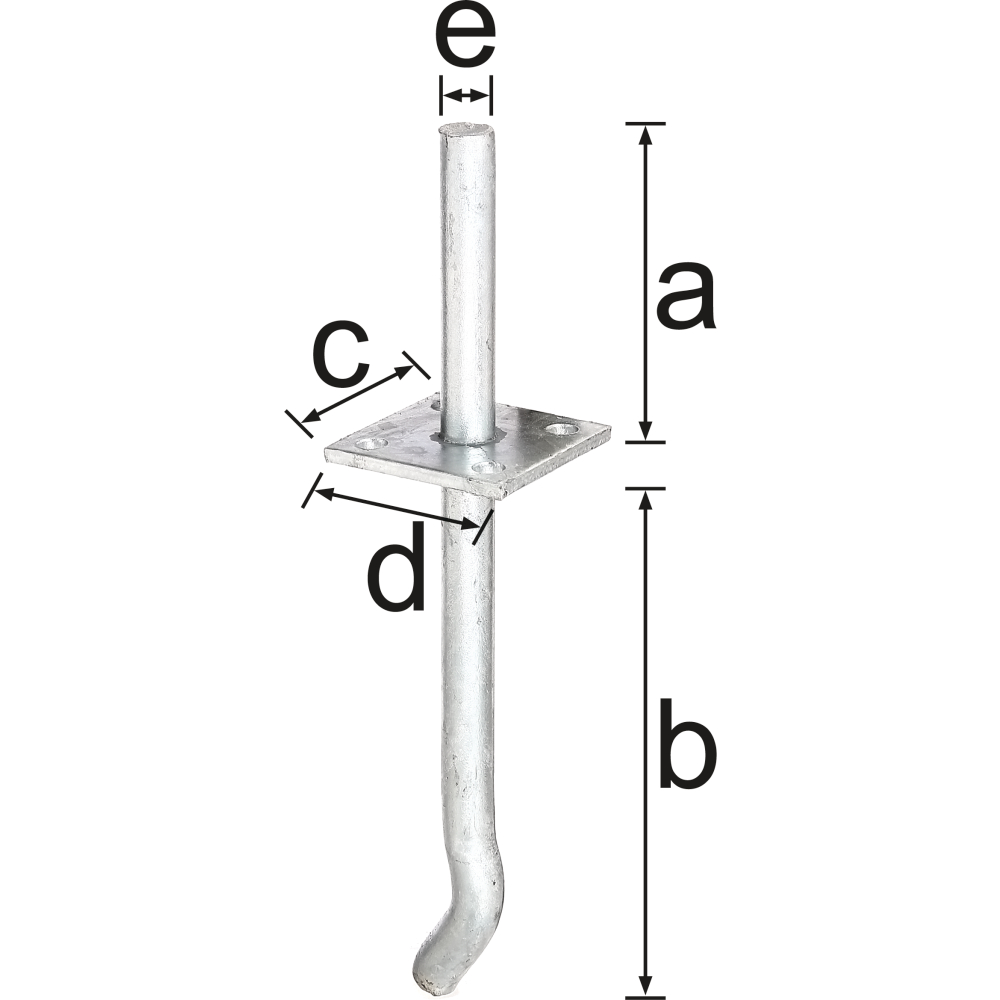 I-Pfostenträger 70x200mm feuerverzinkt