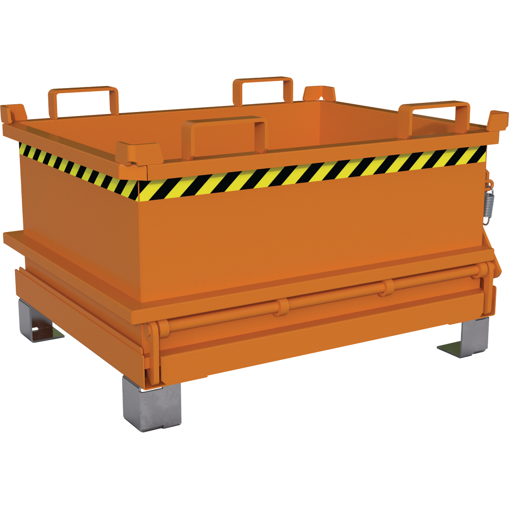 Mini-Klappbodenbehälter MSB 250, lackiert, Resedagrün