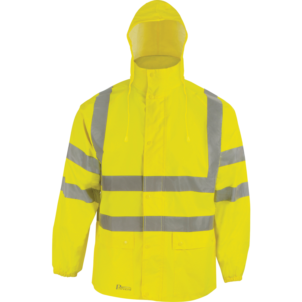 PREVENT® Warnschutz-Regenjacke RJG gelb Gr.2XL