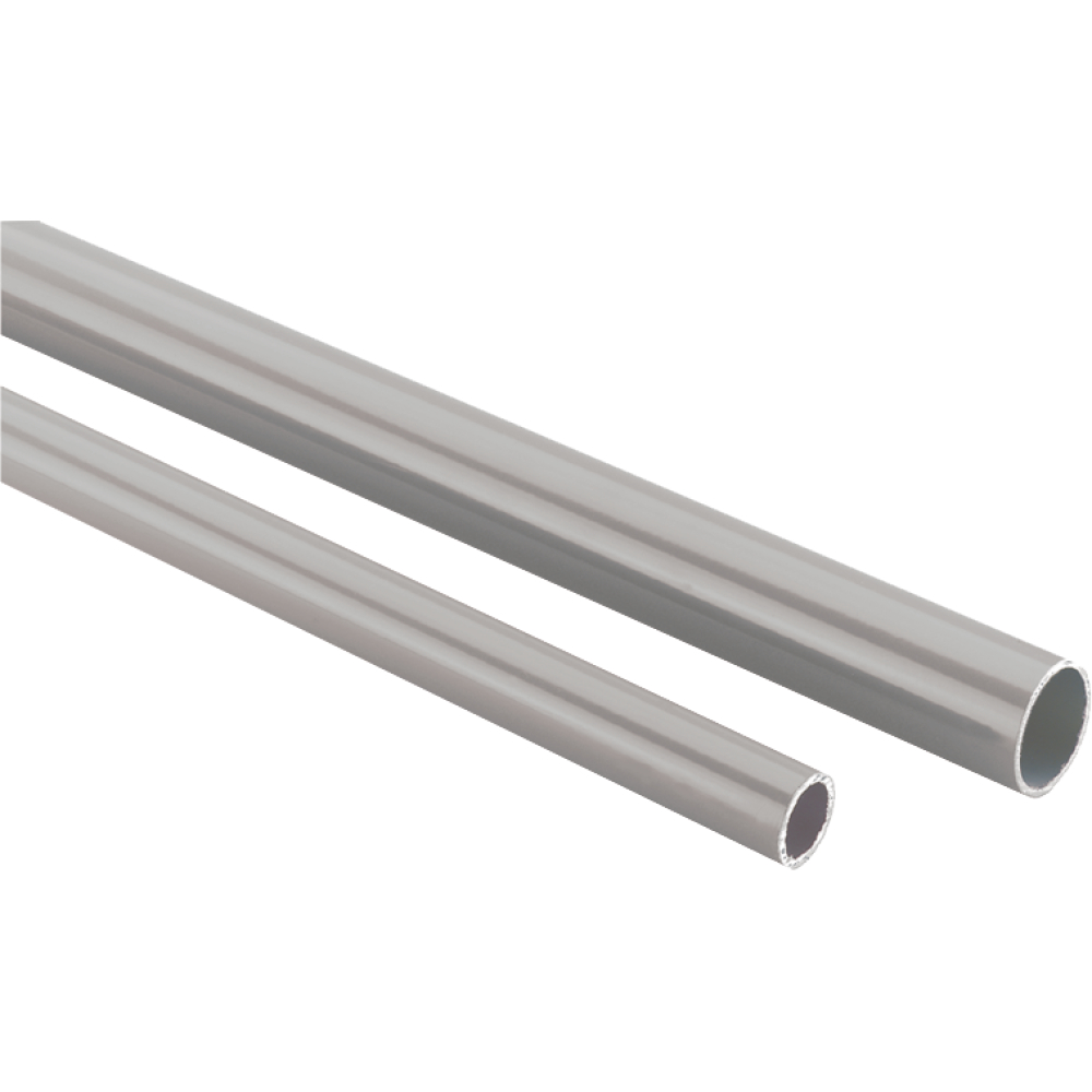 Druckluftrohr Alu-Legier. 18x15mm Länge á 6m grau