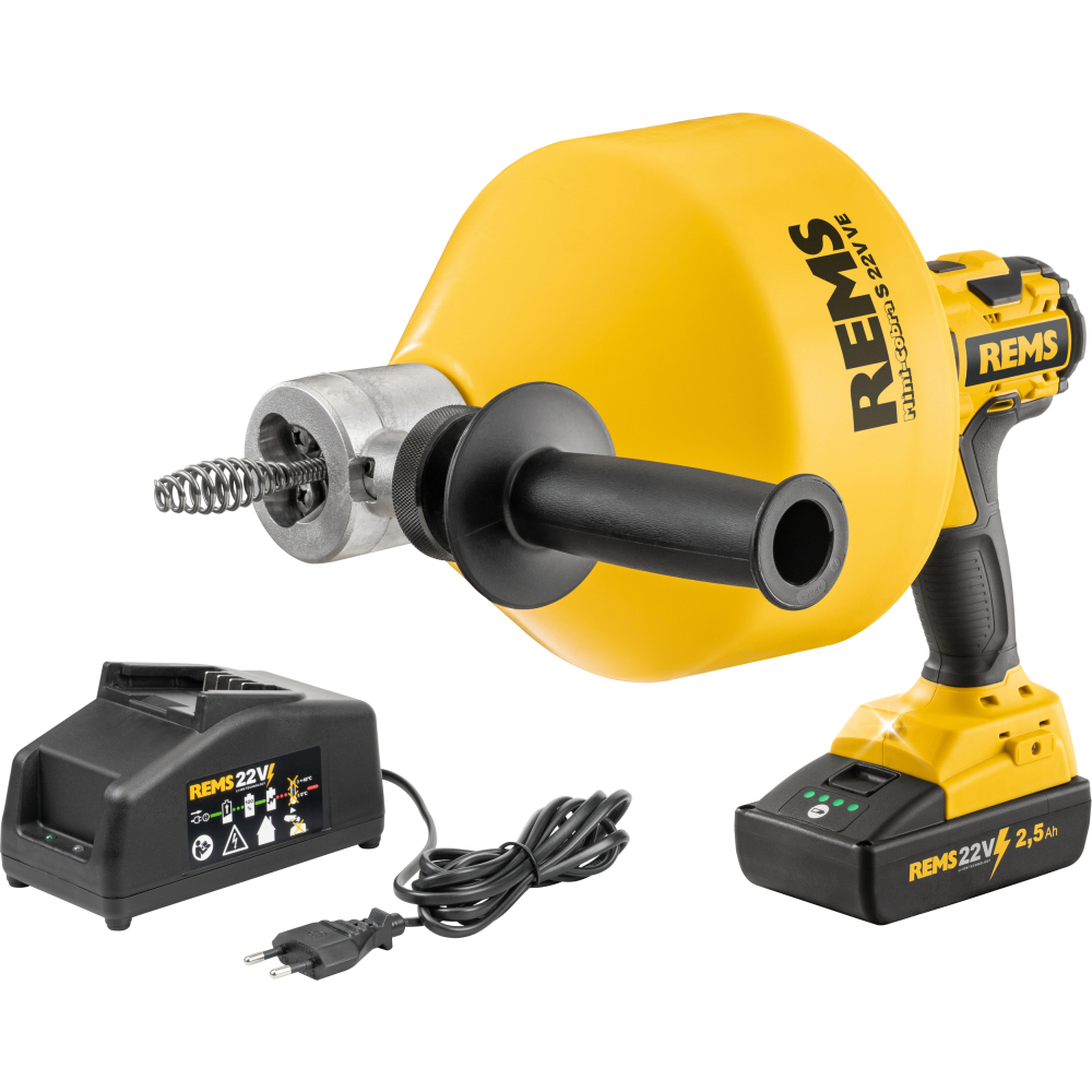 REMS Rohrreinigungsgerät s Mini-Cobra S 22V VE Set im Karton