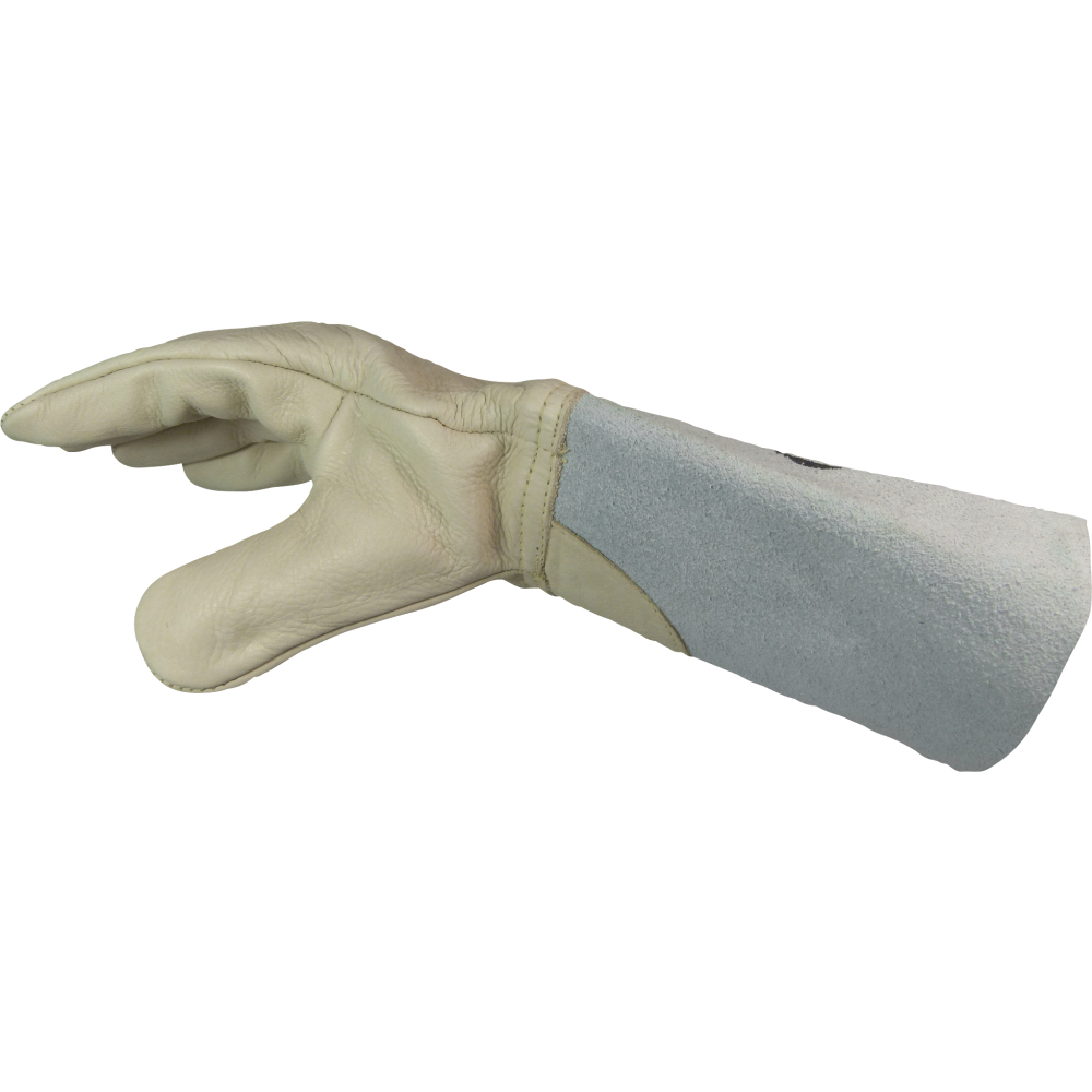 W+R Schweißerhandschuh Welder 11 Rindnarbenleder beige-weiß Gr.8