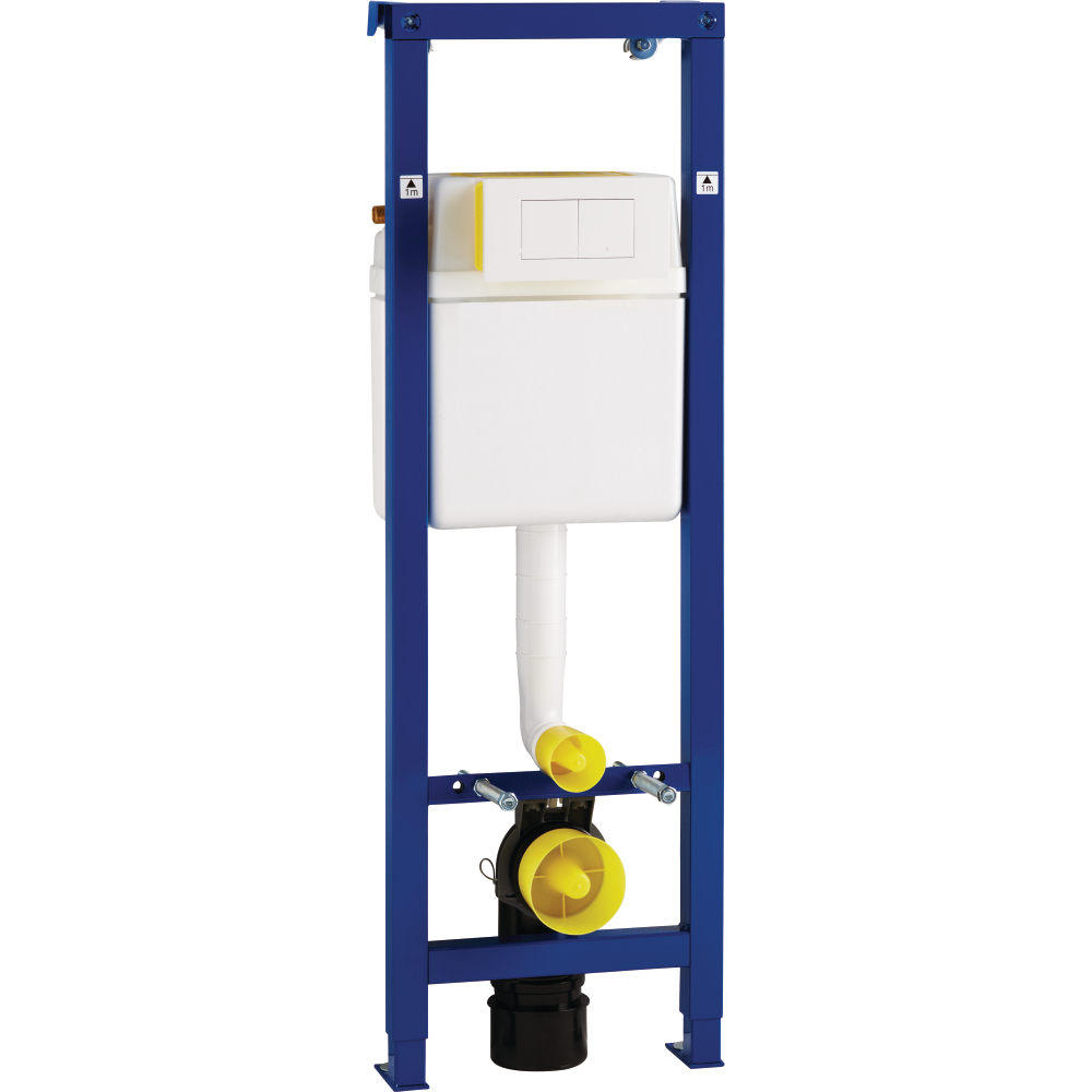 FORMAT Tec WC-Element BH 118cm, Betätigung von vorne