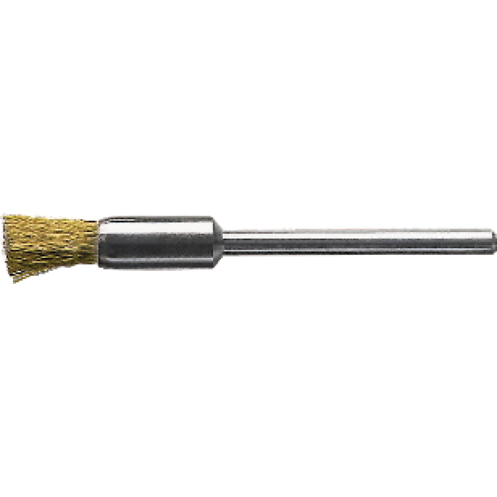 Lessmann Miniatur-Pinselbürste Messing gewellt 5x0,1mm