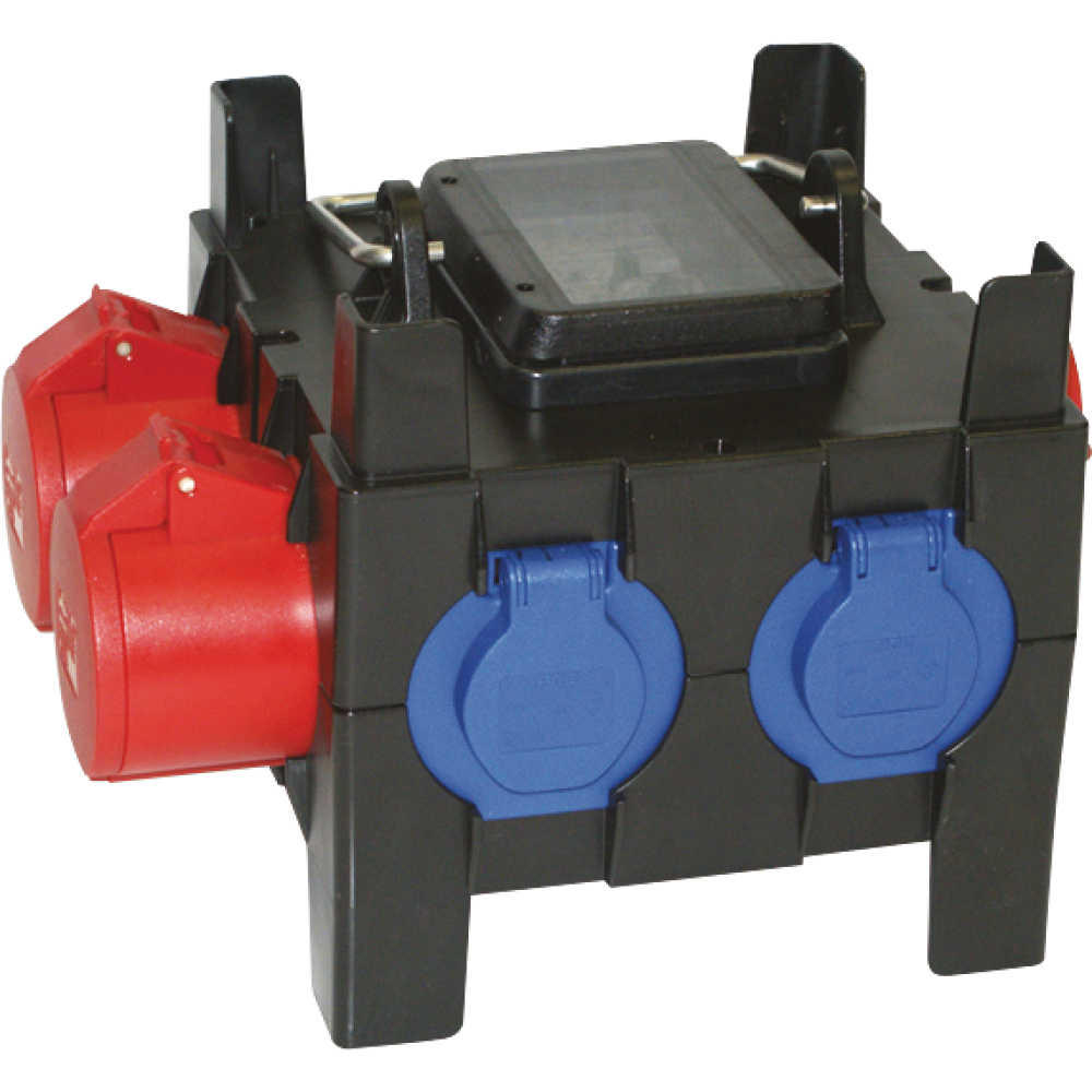PCE Kleinvert. 9030020 IP44 5xSchuko 2xCEE 16A