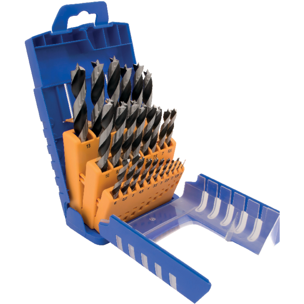 Holzspibo.Stz.WS Standard 25-tlg. 1 - 13mm FISCH