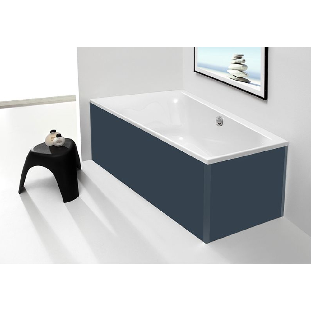 FORMAT Design Glasverkleidung zu Trapezw. 170x120cm, l, schiefer, f Ec