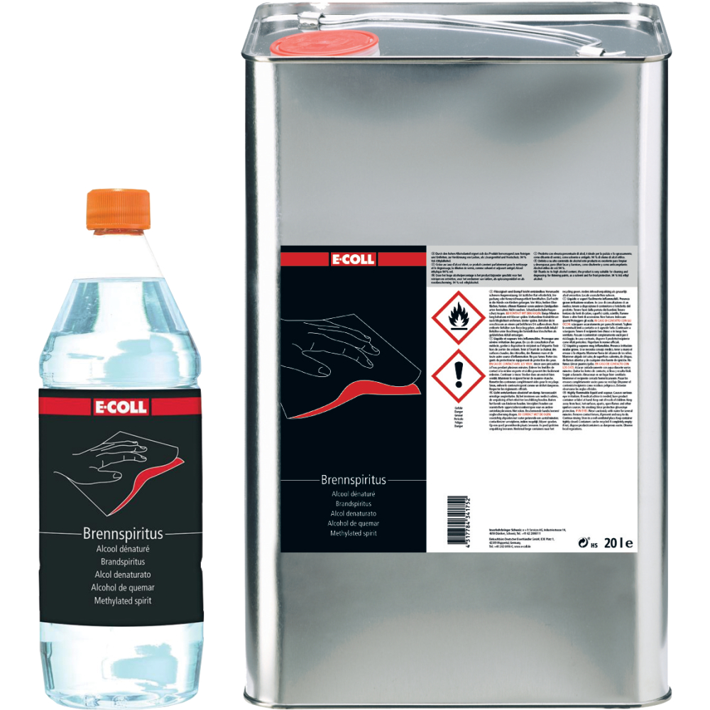 Brennspiritus 1l E-COLL Flasche
