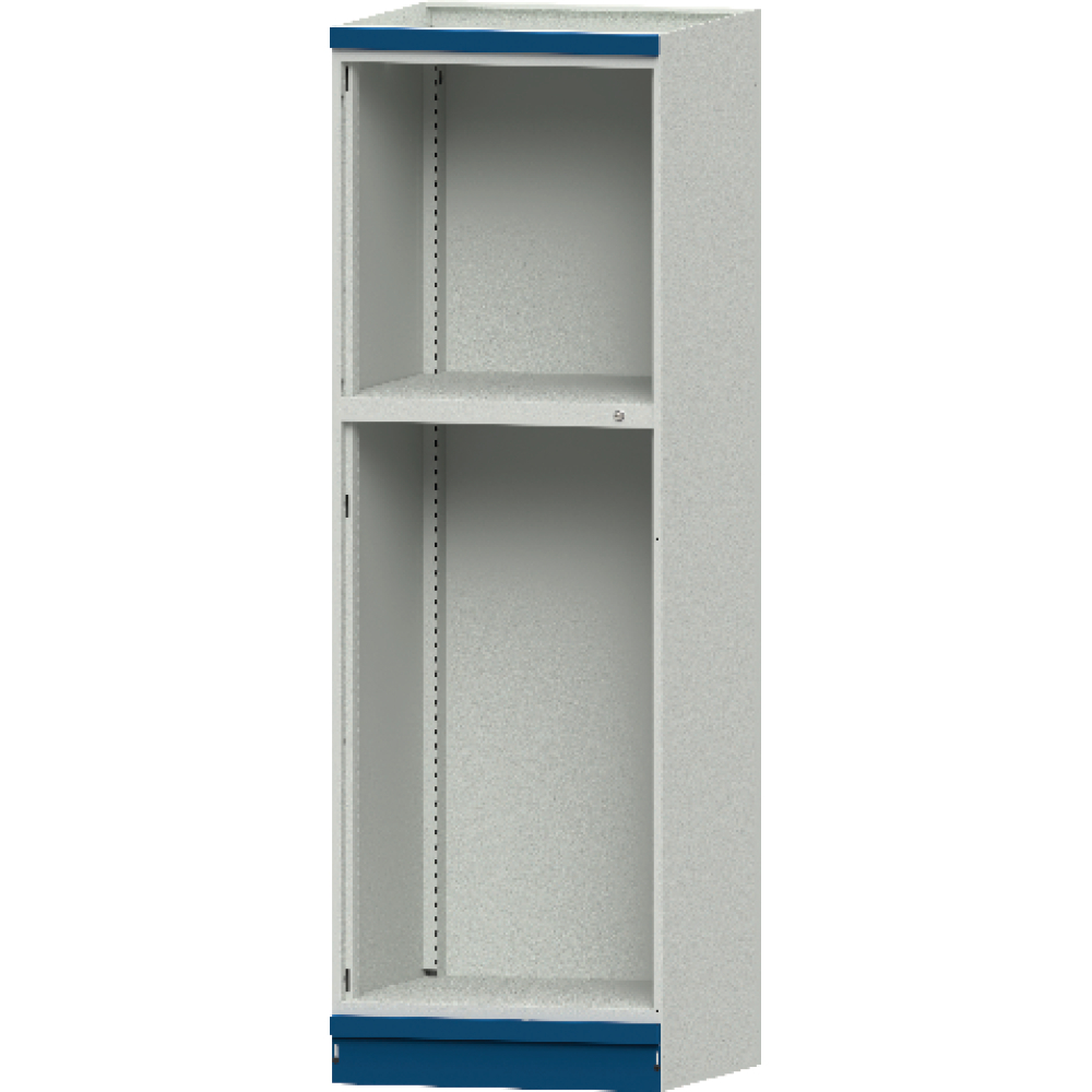 Leergehäuse Modell 103 B1015xT720xH2200mm RAL 7035/5012 mit
