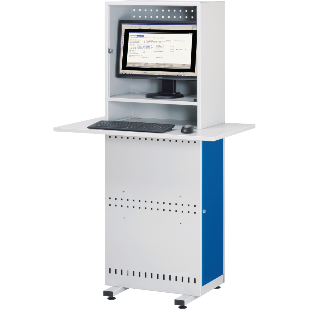 Computer-Station SlimLine Modell 2, 650x350x1675