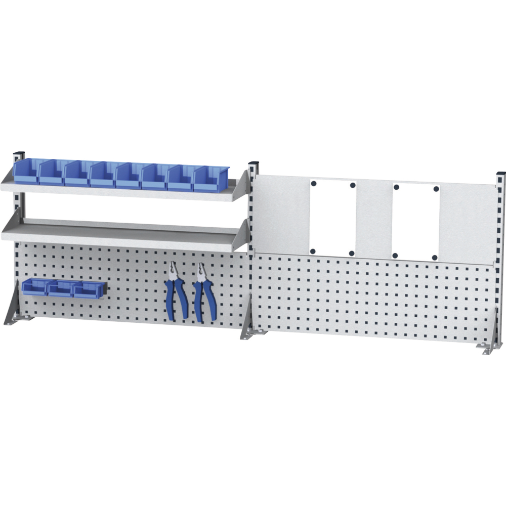 Werkbank-Aufbau f. 2000mm BxH 2000x650mm