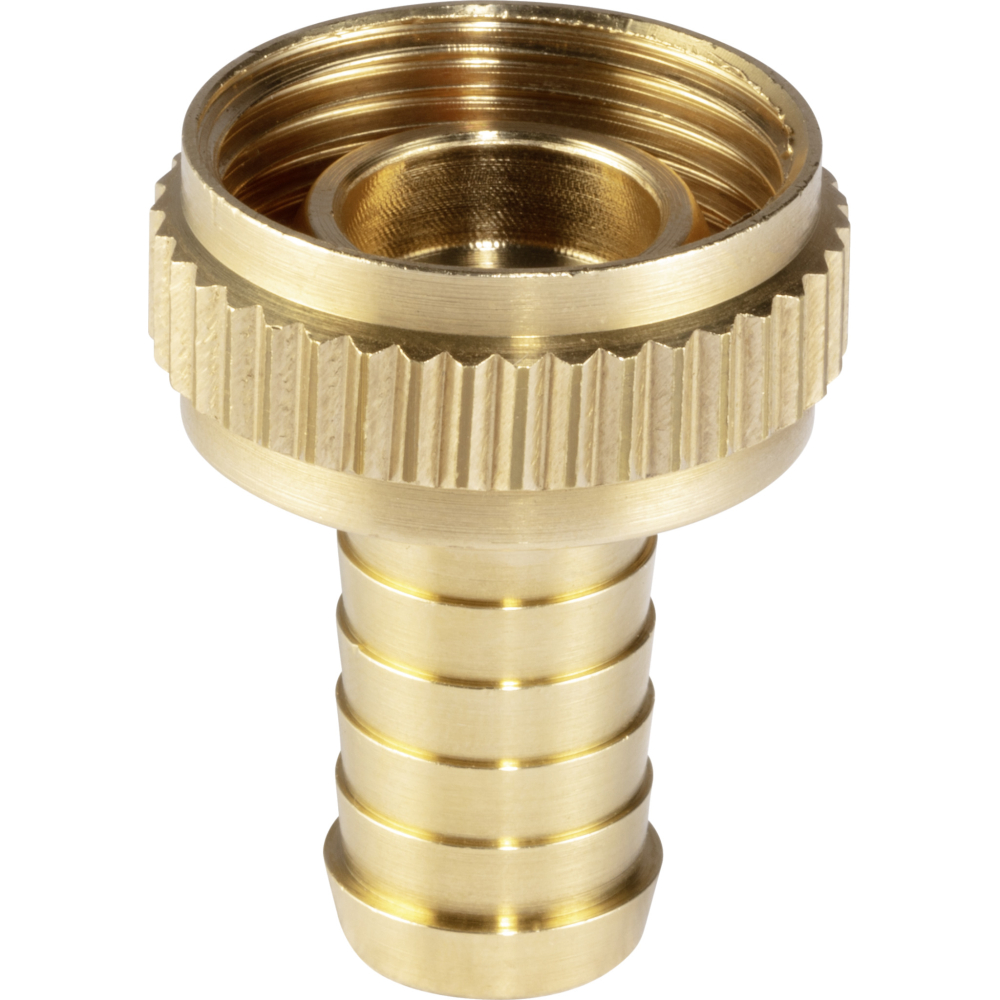 Viega Schlauchverschraubung 1812 1/2"xG 3/4, Messing, konisch dichtend