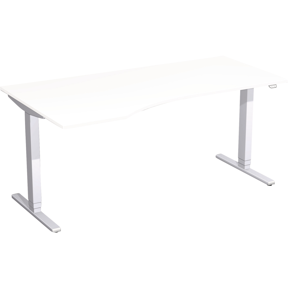 Hubtisch C-Fuß Flex Onyx links 1800x800/1000, 650-1250