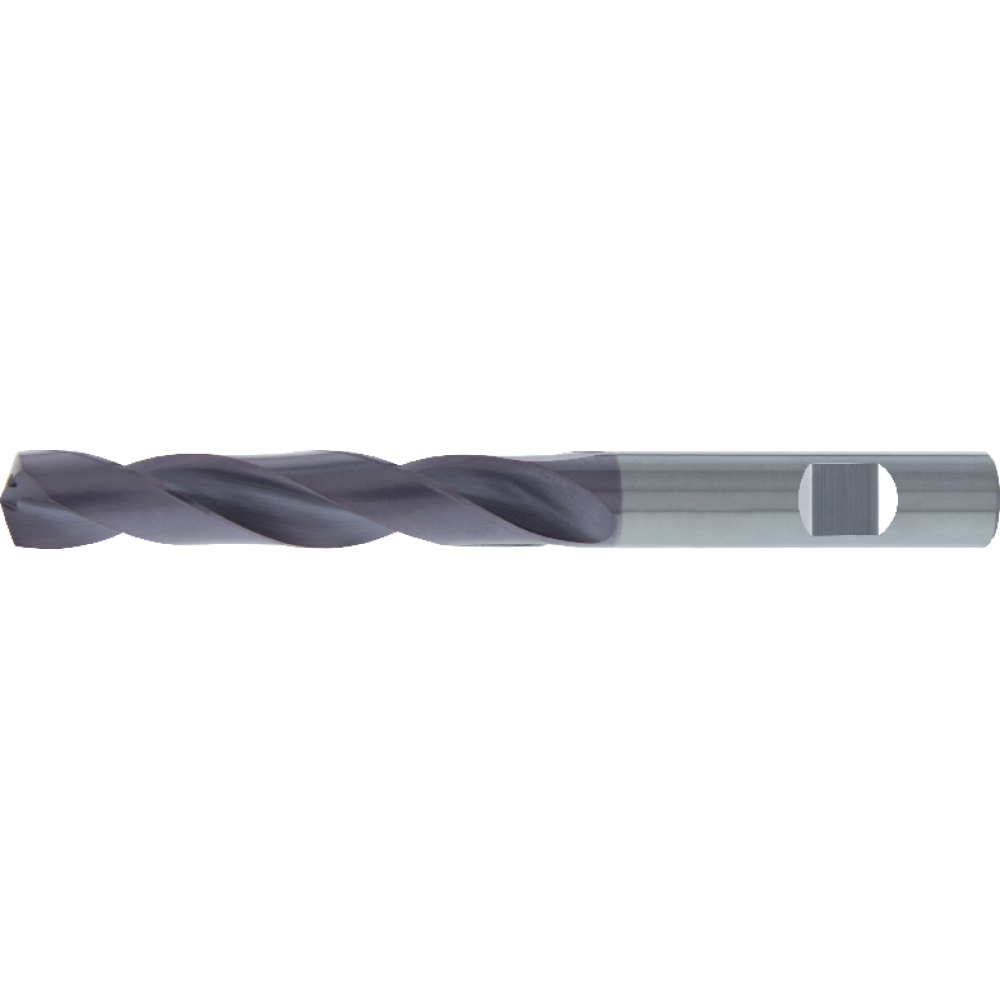 FORTIS Spiralbohrer VHM TiALN Typ UNI Schaft HB Innenkühlung 5xD 3,9mm