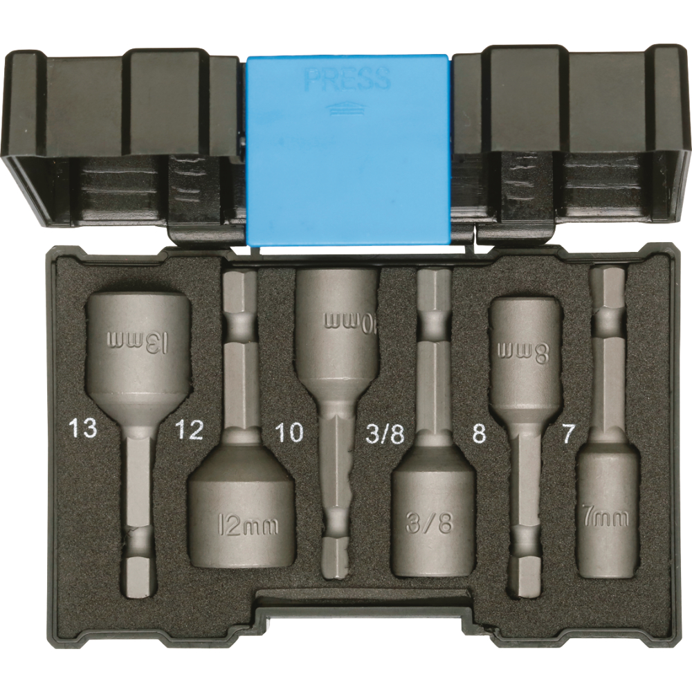 GEDORE Bit-Box Steckschlüssel 1/4" Maschinenaufn. 6-tlg