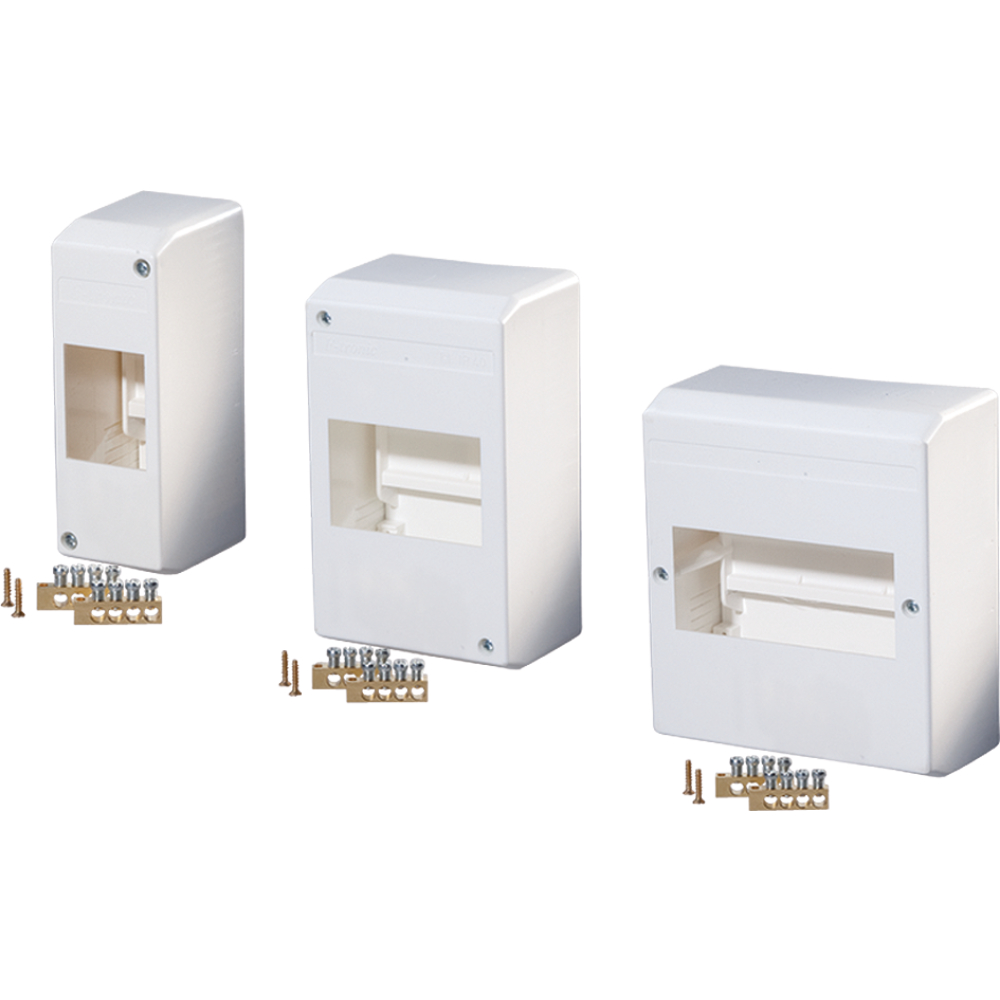 AP-Automatenkasten KV04K 4 TE mit PE-/N-Klemmen