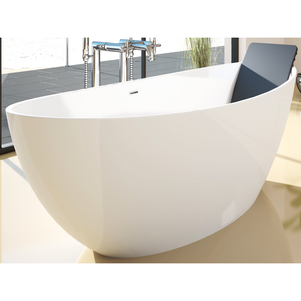 Badewanne Namur Mineralguss freistehend